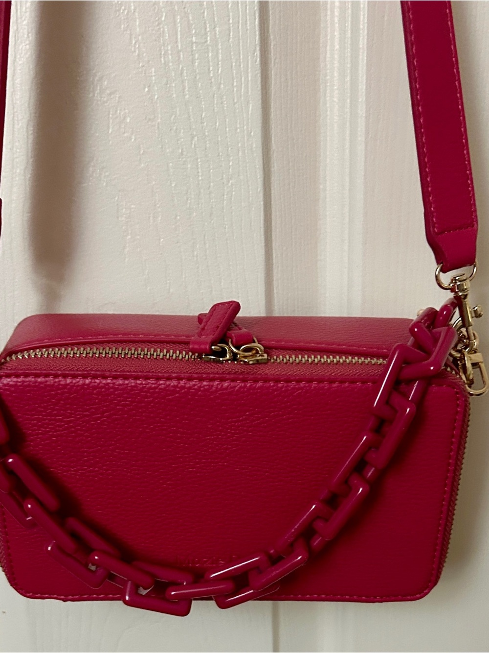 Cute Mazie Days Fuchsia Pink Cross body Bag Pet Friendly !